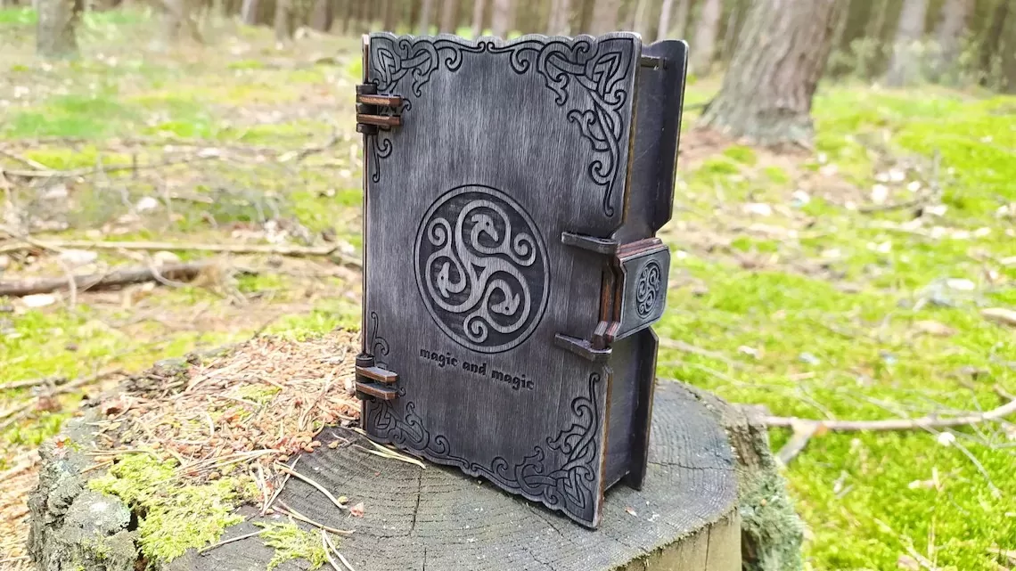📖☘️ Caja Libro Celta – Archivo Láser Decorativo - ETSY - Imagen 10