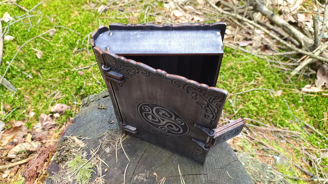 📖☘️ Caja Libro Celta – Archivo Láser Decorativo - ETSY - Imagen 9
