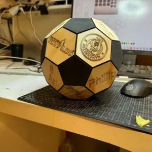Balón de Fútbol – Archivo Láser para 3mm, 4mm y 6mm
